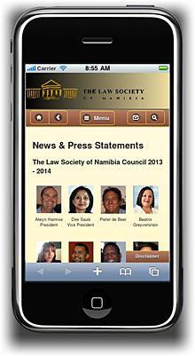 Law Society Mobile Site
